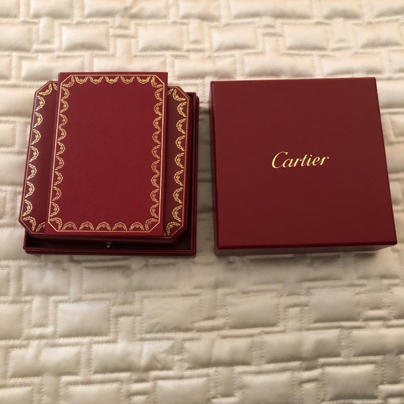 CARTIER 18K White Gold Diamond Heart Double C Pendant Necklace - Picture 11 of 12